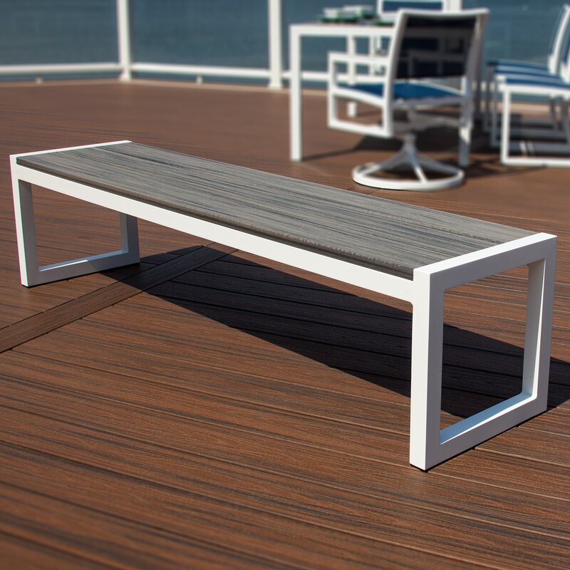 Parsons Aluminum Garden Bench & Reviews | AllModern